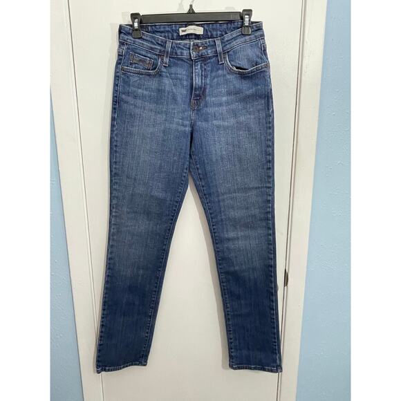 Levi's Jeans Size 29 Mid Rise Skinny Straight Leg Work Chore Western - Picture 1 of 7